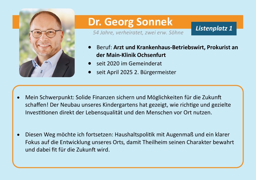 Steckbrief Georg Sonnek