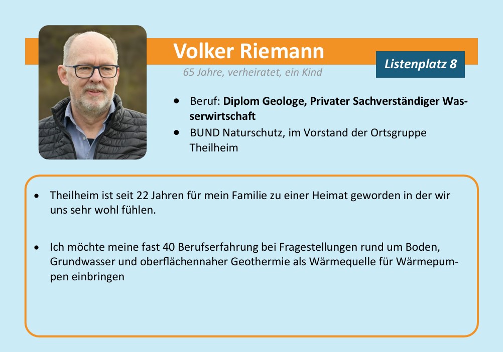 Steckbrief Volker Riemann